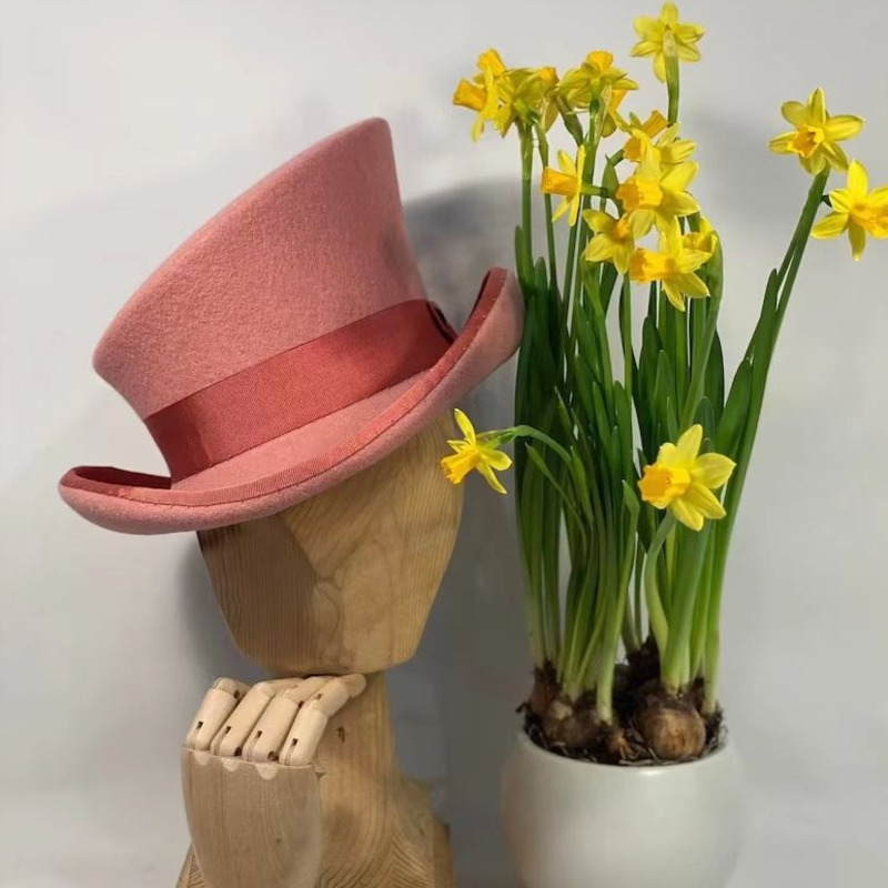 Шерстяной фетровый цилиндр с с – обзор и цена Fedora Hat Wool